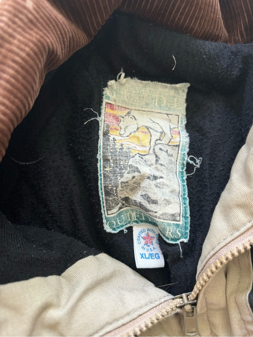 VTG Canyon Guide Outfitters Aztec Print Jacket - Picture 6 of 10